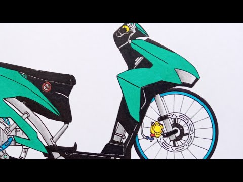 Video xe Độ vario 150|| vẽ xe Độ - youtube