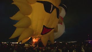 Thunderstorm forces visitors to shelter in place at Friday night special shape glowdeo