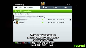 How To Join A Invite Only Party On Xbox Live After Being Kicked! (EXPLICIT)