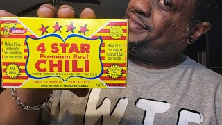 4 Star Premium Beef Chili Review Trilogy ep.1
