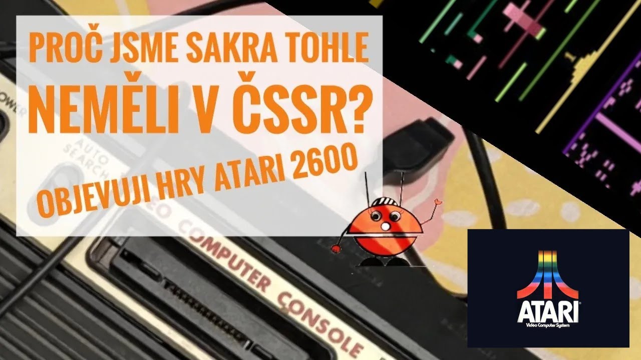 Atari 2600 hry mě totálně šokovaly! Proč sakra tohle nebylo v ČSSR?