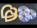 AMAZING WALL HANGING OUT OF OLD CD DISC &amp; OLD CARDBOARD | AWESOME DECORATION IDEA