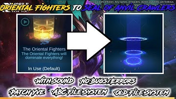 Oriental Fighters Recall to Seal of Anvil Crawlers Recall Script with Sounds and Backup | DreiTzy ML