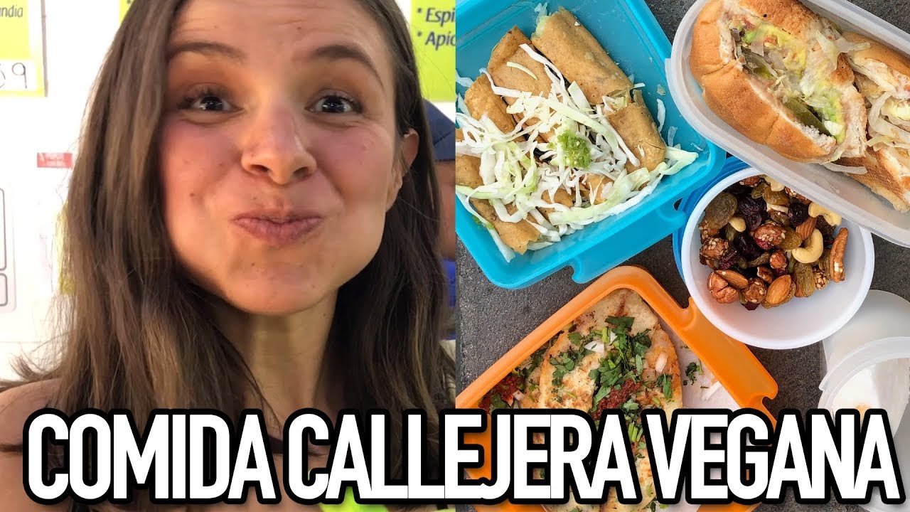 COMIENDO COMIDA CALLEJERA VEGANA | EN EL CENTRO DE LA CIUDAD DE MÉXICO