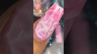 Color Changing Crinkle 💕 White Purple & Pink #Nails #Naildesign #Nailhacks #Art #Beauty