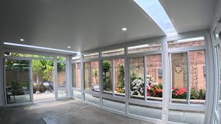 How To Glass Wall Patio Room