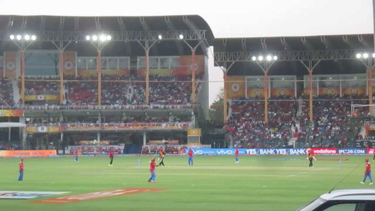 IPL 2017 SRH VS GL Warner Green Park Stadium Kanpur How Does it