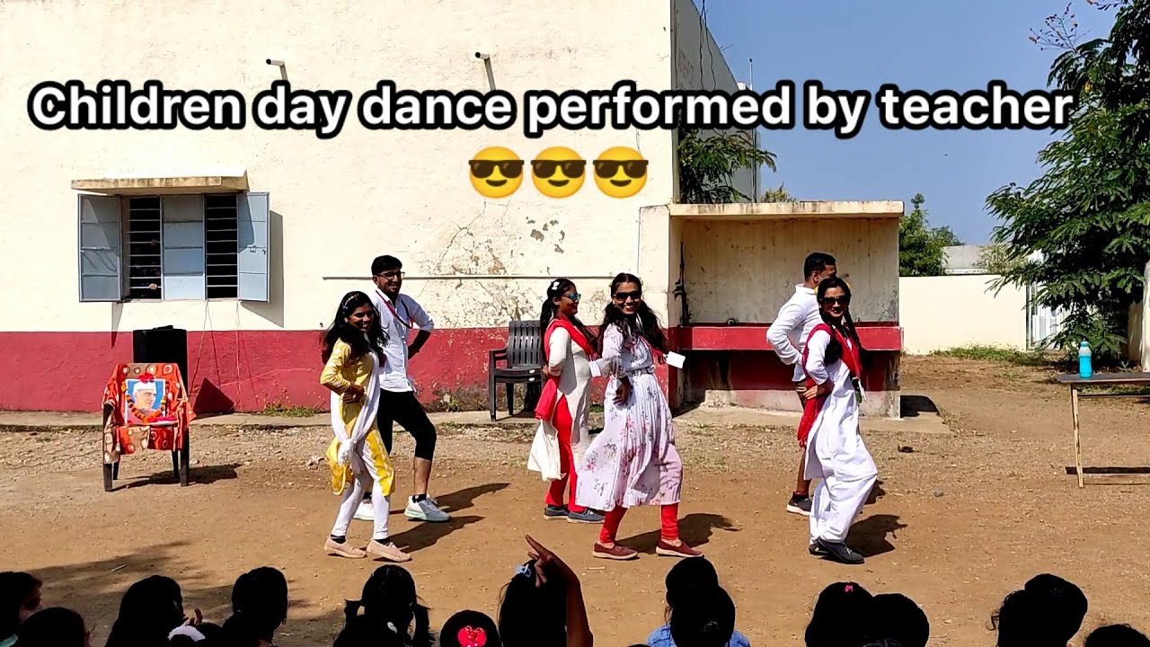 Children day special dance for teachers - YouTube