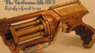 Steampunk Gun The Dreameater a modified Nerf Maverick