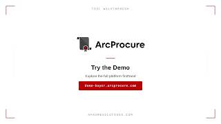 ArcProcure - Powering Smarter Procurement.