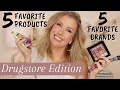 5 FAVORITE PRODUCTS FROM 5 FAVORITE BRANDS | Drugstore Edition