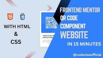 Create a QR Code Component | Frontend Mentor Beginner Challenge