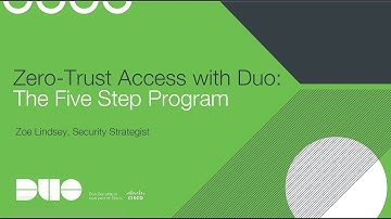 Zero Trust Access with Duo in 5 Steps