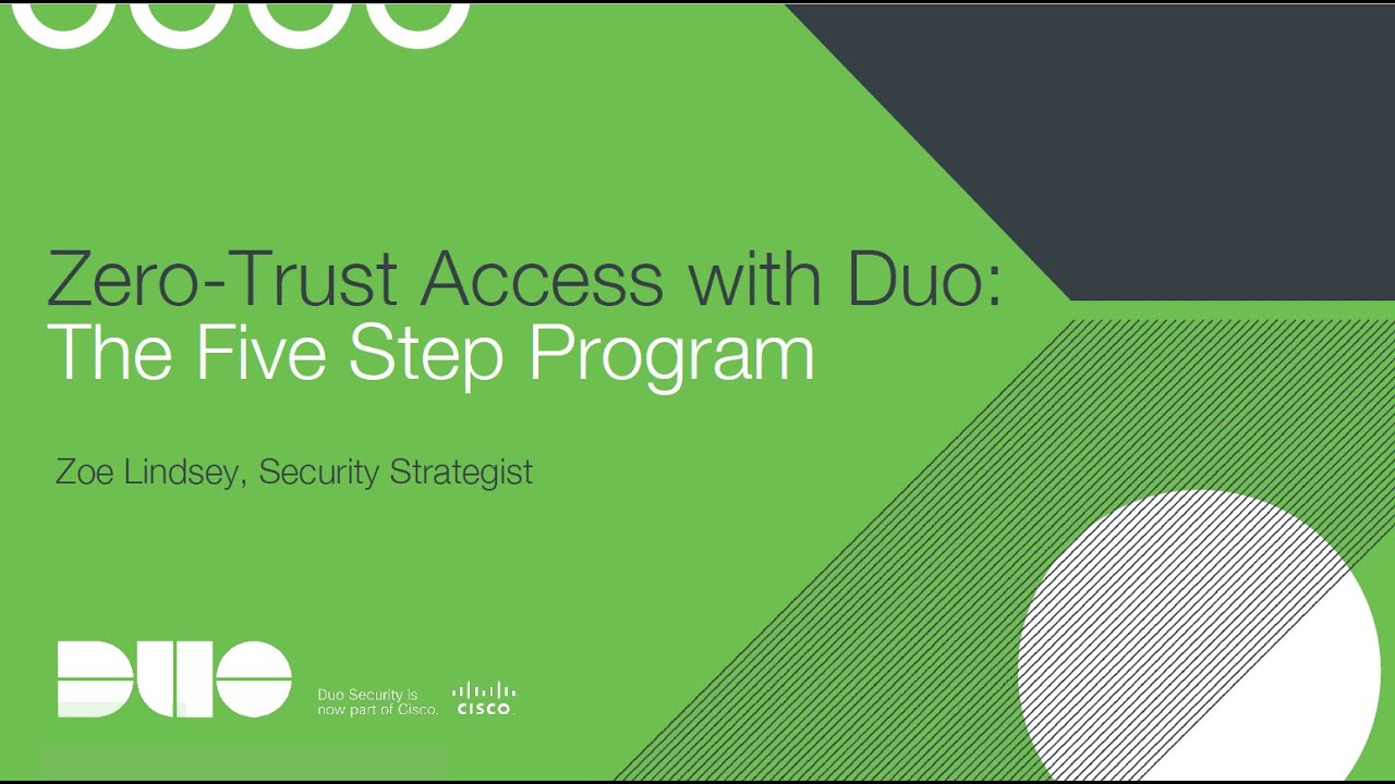 Zero Trust Access with Duo in 5 Steps