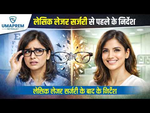 LASIK Surgery से पहले और बाद की जरूरी सावधानियाँ
