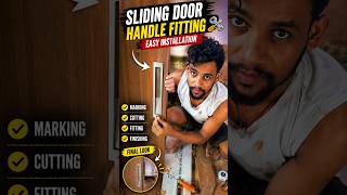Sliding Door Handle Fitting Easy Installation 🔧 #shorts #youtubeshorts #installation #fitting