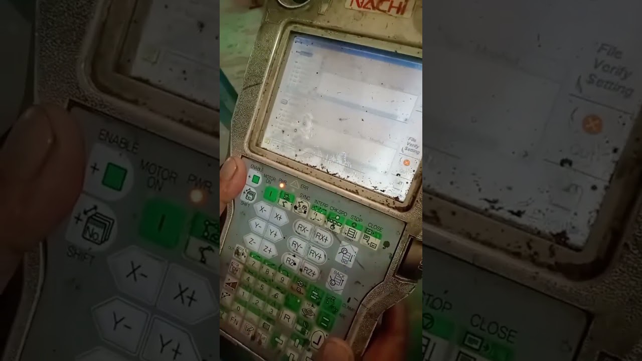 How to take backup nachi robot 