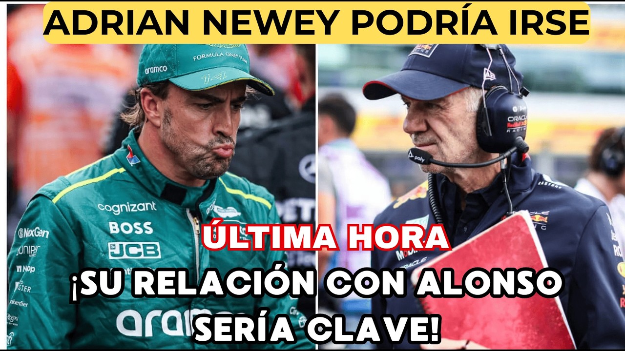 🚨 ¡ÚLTIMA HORA! Adrian Newey Podría ABANDONAR Aston Martin Por Su Mala Relación Con Alonso‼️ 💥