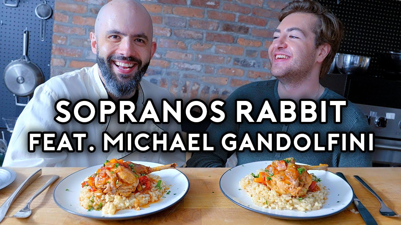 Binging with Babish: Rabbit from The Sopranos (feat. Michael Gandolfini) | Babish Culinary Universe