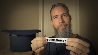 Pulling Names Out of a Hat ASMR