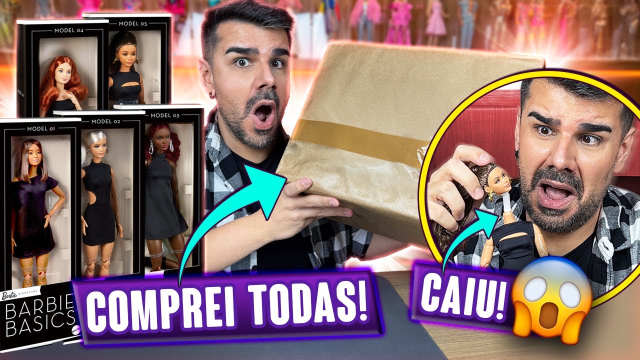 COMPREI A NOVA COLEÇÃO INTEIRA DA BARBIE QUE TÁ PERDENDO A CABEÇA!😱  - Titi Fabri