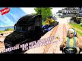 DANGEROUS MUDDY ROADS + HEAVY HAUL 😱 | Logitech G29 x ATS LIVE Challenge!