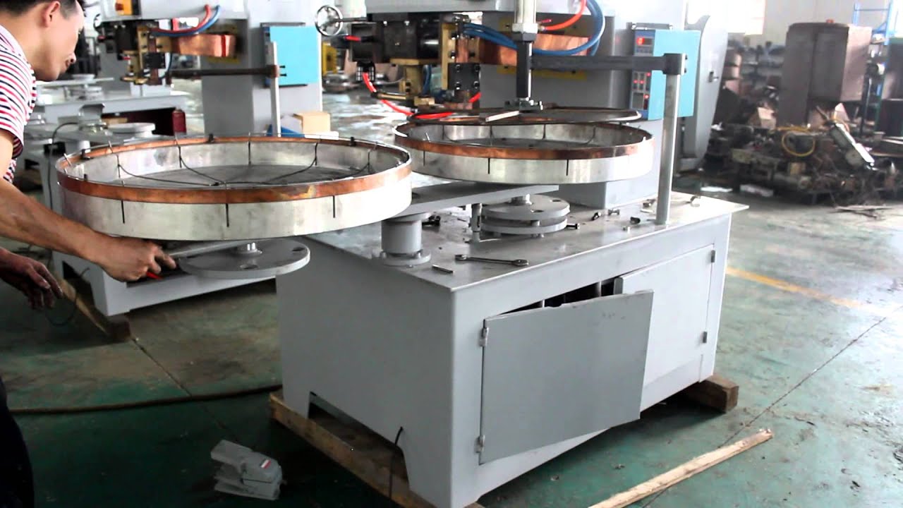 Outer ring welding machine for industrial fan guard - industrial fan ...