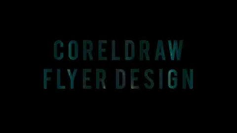 E-FLYER DESIGN WITH CORELDRAW