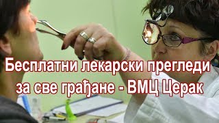 Besplatni lekarski pregledi za sve građane - VMC Cerak