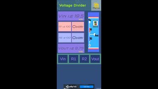 Voltage Divider Mobile App screenshot 1