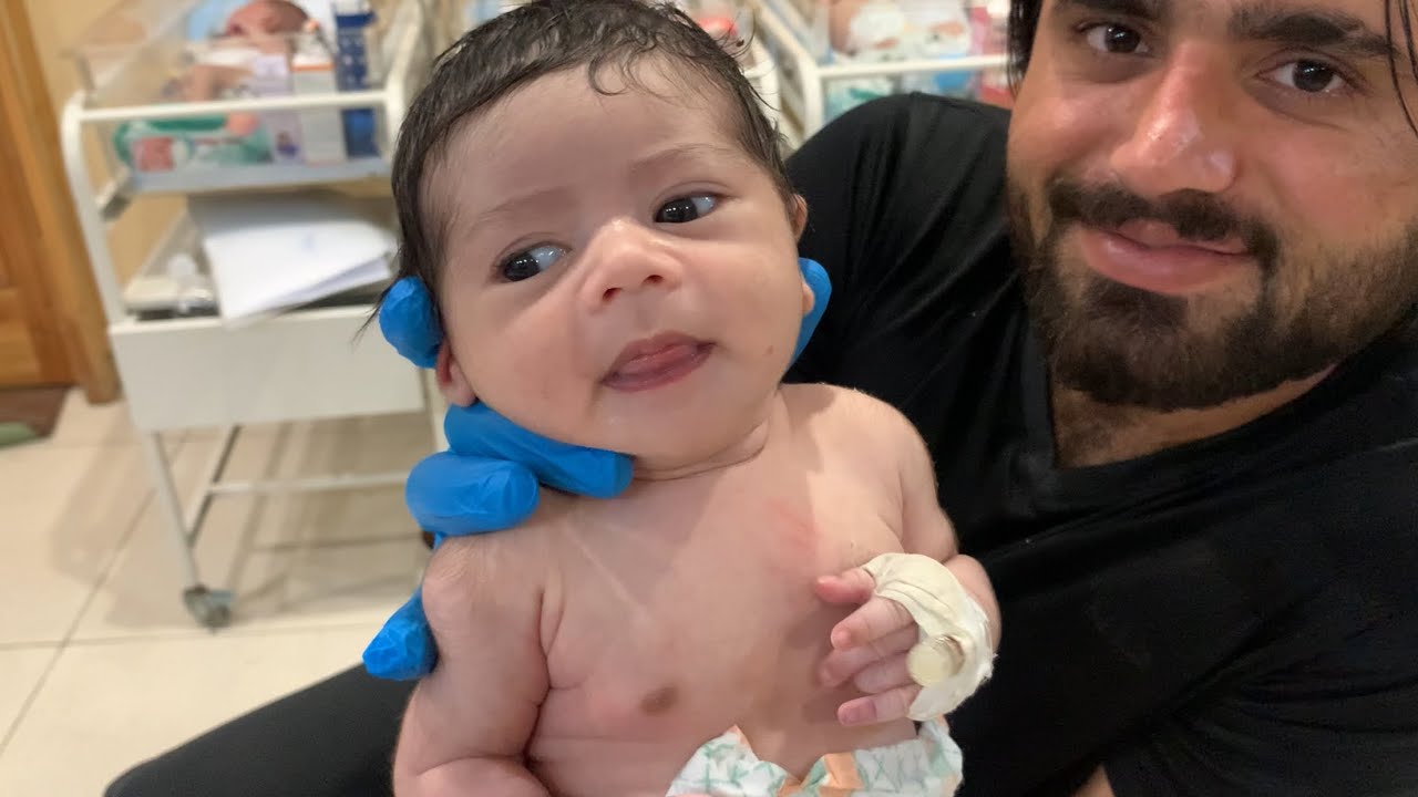 My baby i mean like my baby He Stops Crying When I Hold Him 🤍 The Sweetest Baby Moment #BabyLove 