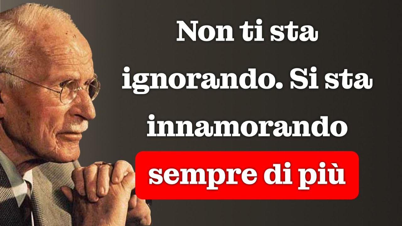 Non ti sta ignorando, si sta solo innamorando sempre di più 💘 | Carl Jung