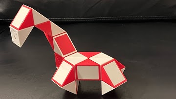 Magic snake: how to make a dinosaur. (24 pieces)