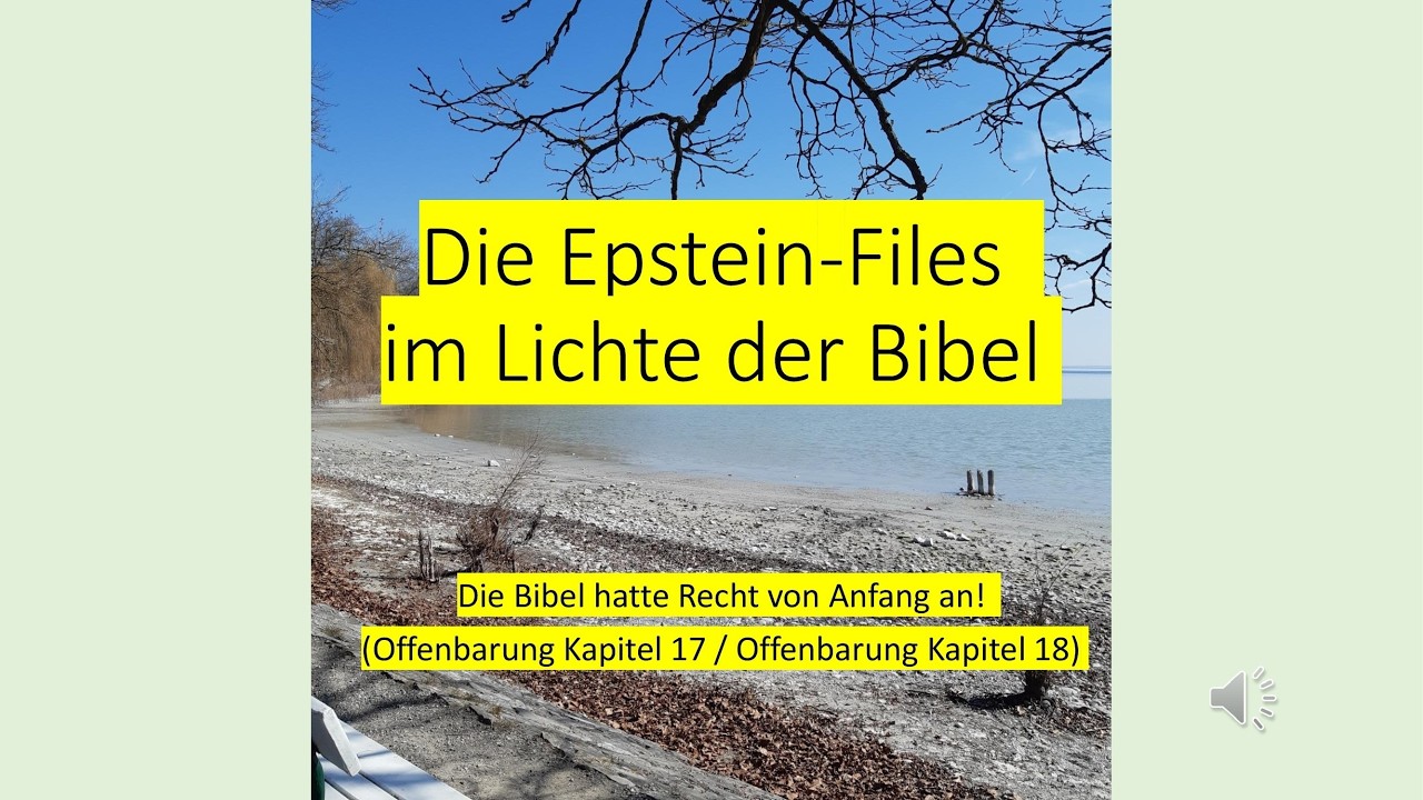 Die Epstein Files im Lichte der Bibel