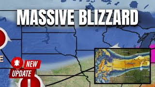 MASSIVE HIGH IMPACT winter storm expected, Blizzard warnings issued.