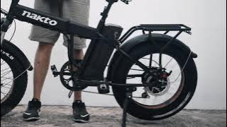 2021 Nakto Rugged Folding Cruiser E-Bike