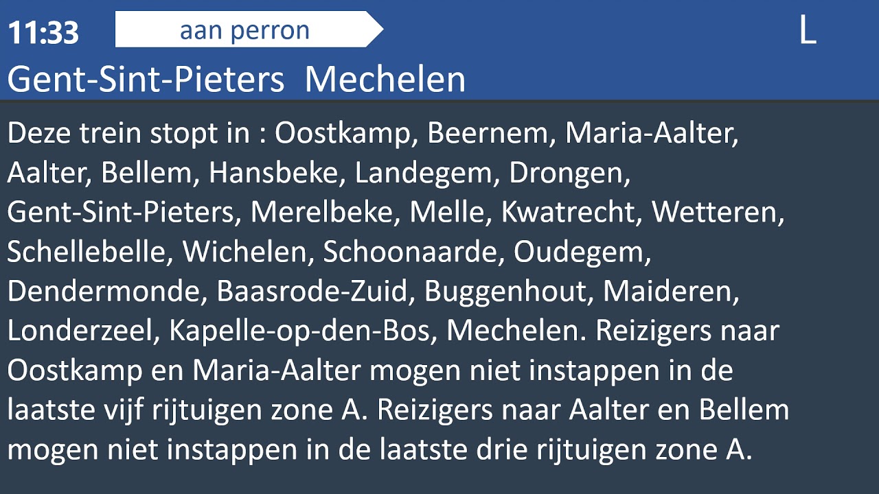 #010 [NMBS] Brugge - Mechelen