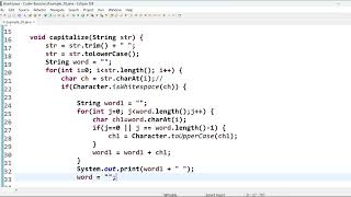 Capitalize the first and last character of each word in a string