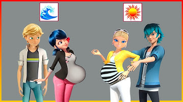 🔥❄️ Miraculous Ladybug & Chloé Glow Into FIRE and WATER – Epic Transformation!