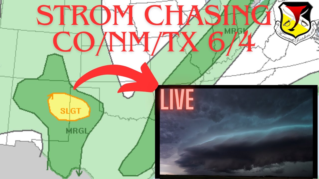Live Storm Chasing CO/NM/TX 6/4/25 As it Happened - YouTube