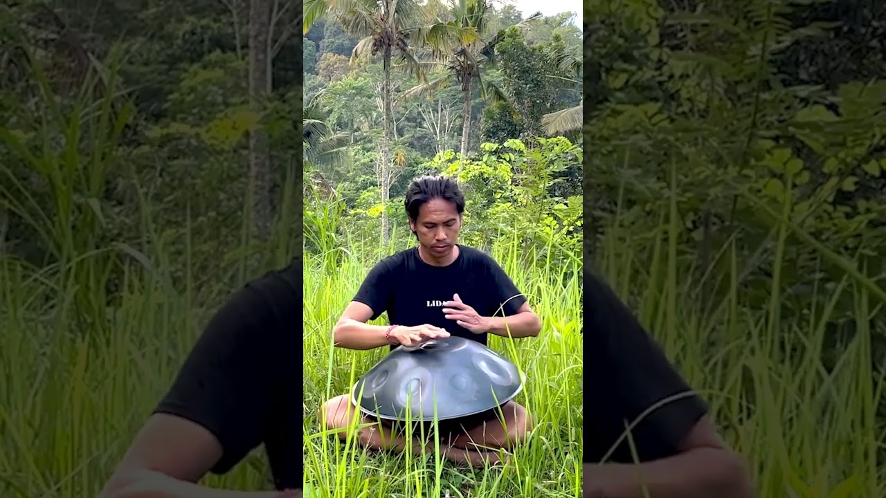 Nature’s melody, Handpan’s harmony 💚🎶