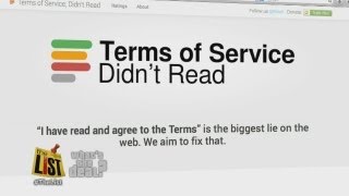 Datos What's the Deal: Did you really read the Terms of Service contract Noticias