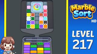 Marble Sort Level 217 Solution Walkthrough