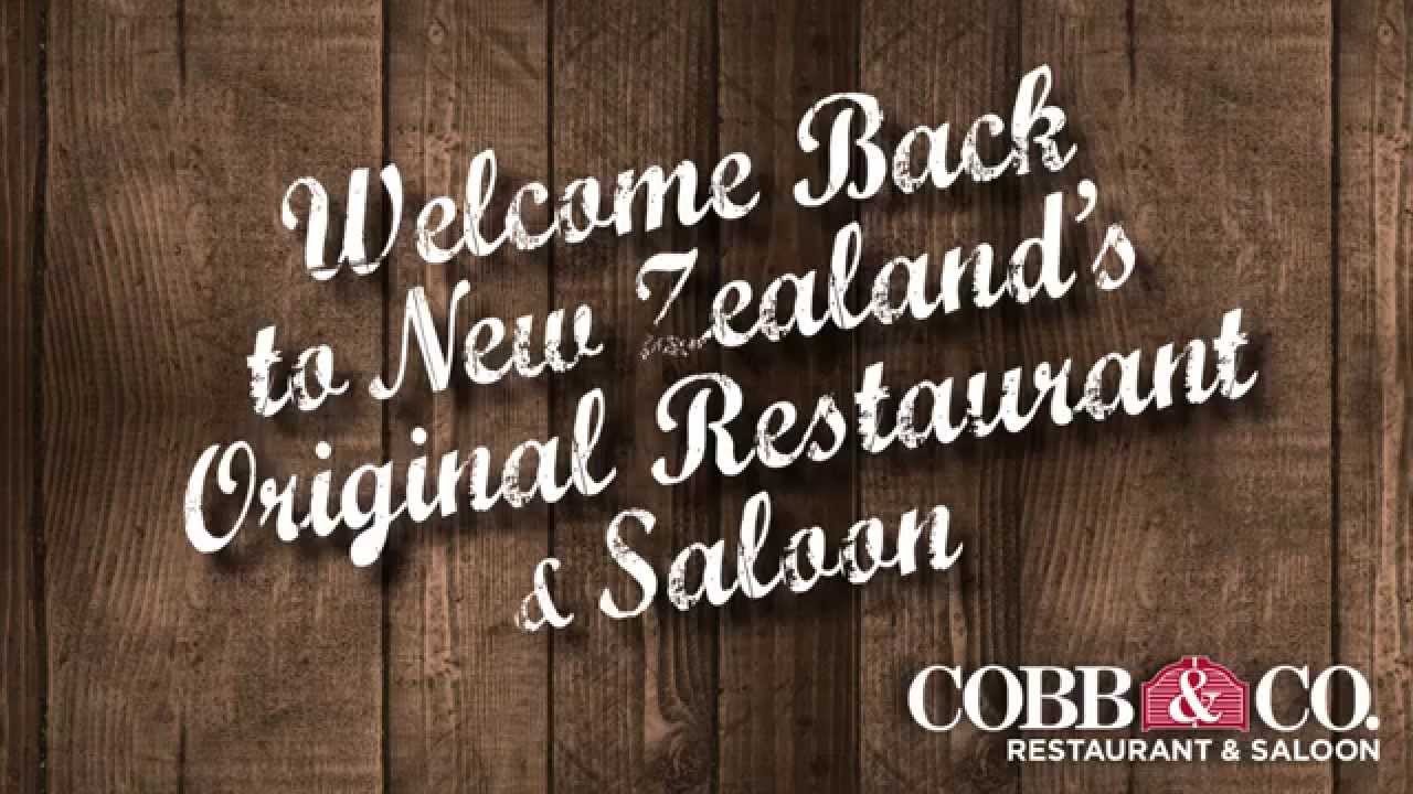Welcome Back to Cobb & Co. Restaurant and Saloon