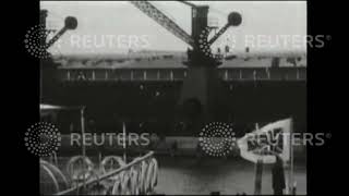 1912 ROYAL: King George V opens Immingham Dock