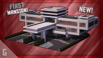 Minecraft: How To Build A Modern Mansion Tutorial (#1)