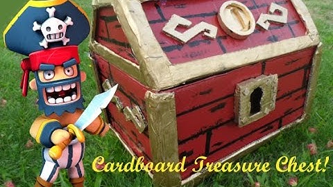 DIY Cool Pirate Treasure Chest Cardboard!