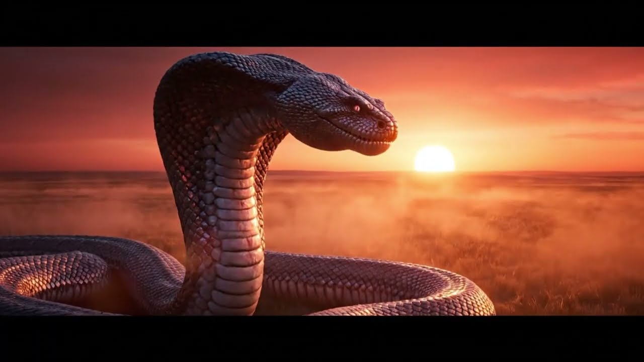 Battle for the Savannah: Giant Python Faces Hyena Queen and Fire Eagle