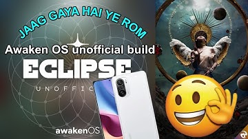 Custom Rom for Poco F3 Awaken OS Unofficial Build FOR | Mi 11X | Neat and clean Stock ROM | battery