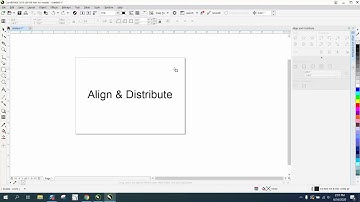 Corel Draw Tips & Tricks Align and Distribute HOT KEY